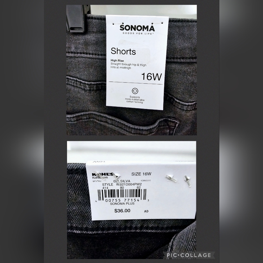 SONOMA PLUS HIGH RISE SHORTS - Picture 6 of 12
